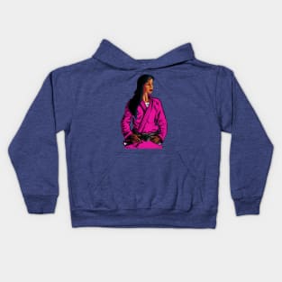 jiu jitsu girl Kids Hoodie